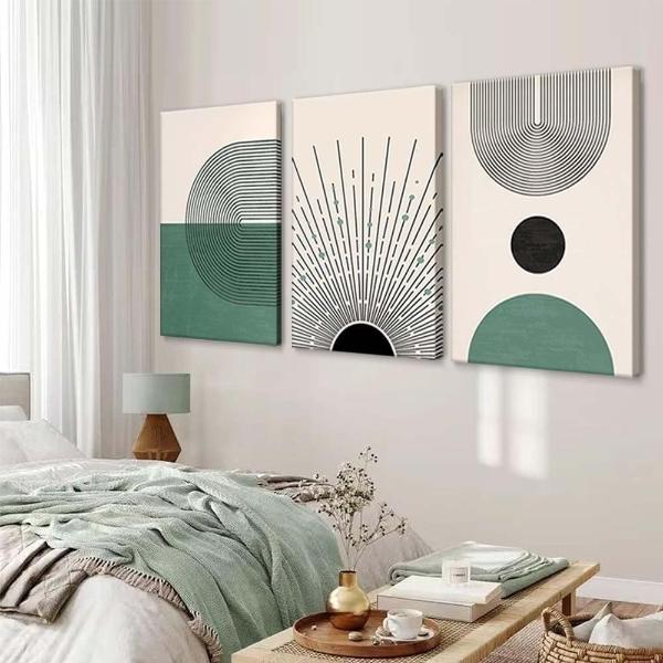 Cuadros Decorativos Modernos Minimalist Lineal Canvas Grueso