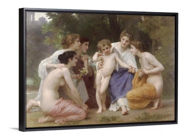 Cuadros Canvas Arte Bouguereau Ángeles Modelos Con Marco