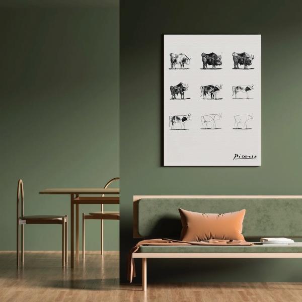 Cuadros Picasso Abstractos Minimalista Modernos Canvas Museo