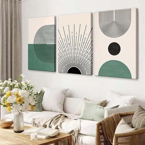 Cuadros Decorativos Modernos Minimalist Lineal Canvas Grueso