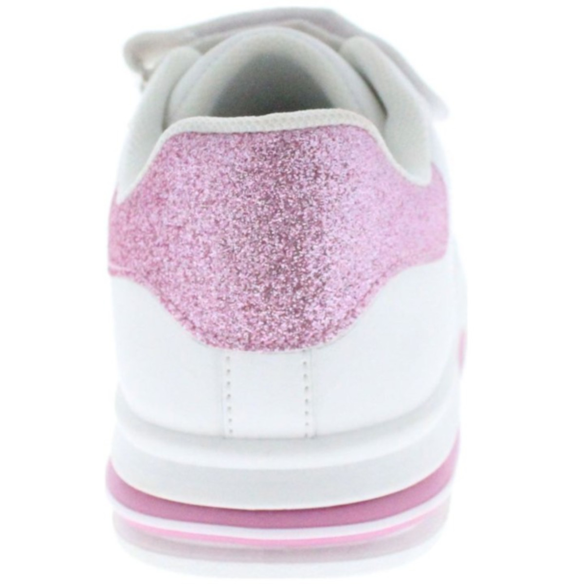 Tenis Swiss Navy Para Niña - Velcro - Blanco con estrella rosa