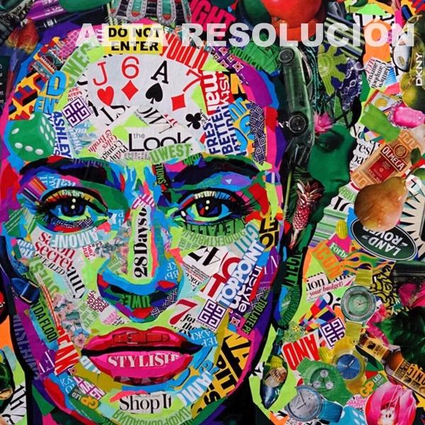 Cuadro Frida Kahlo Graffiti Canvas Grueso 90x80cm Premium Hd