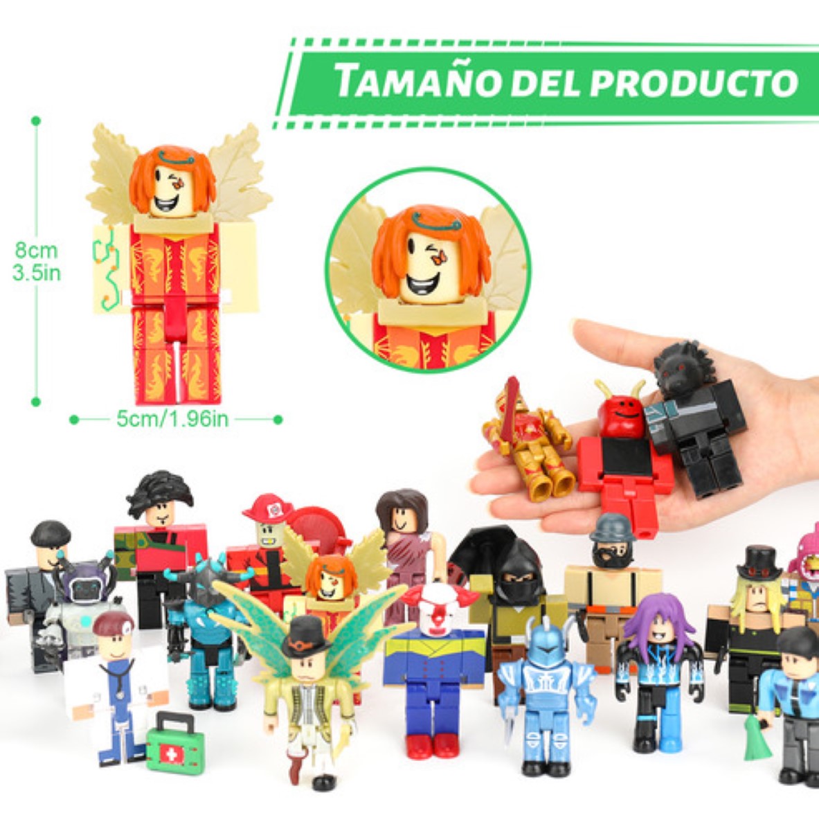 24 Piezas Virtual World Roblox Building Block Muñeca ESTILO 5