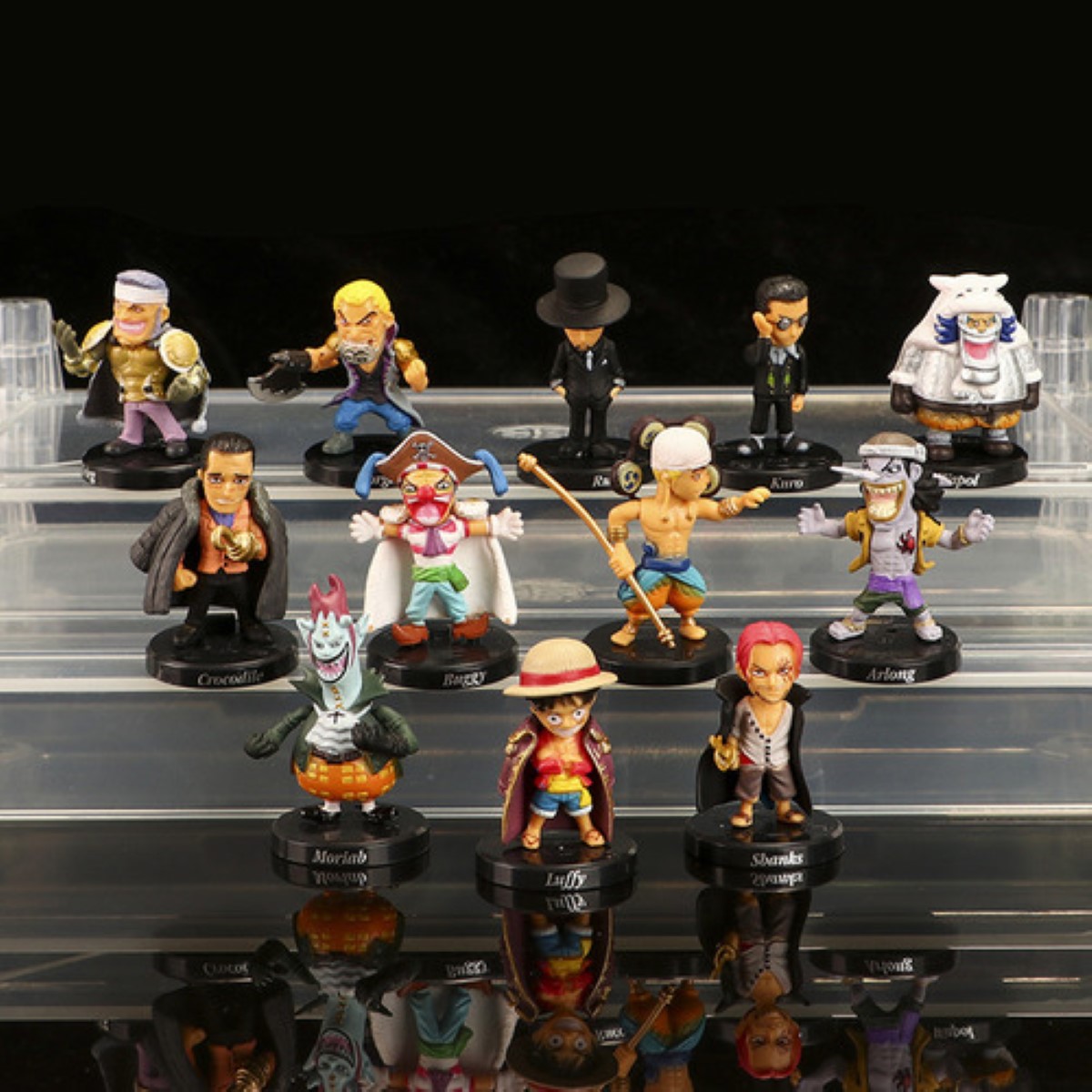Personaje De Anime De Onepiece Figura Set De 12  COLORES