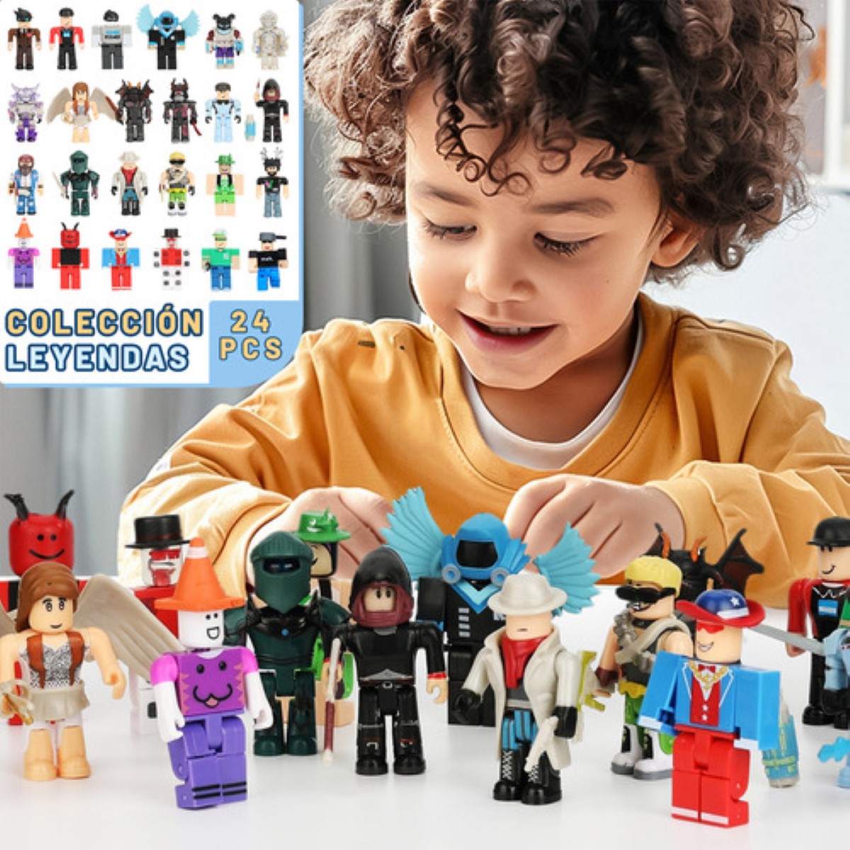 24 Piezas Virtual World Roblox Building Block Muñeca ESTILO 6