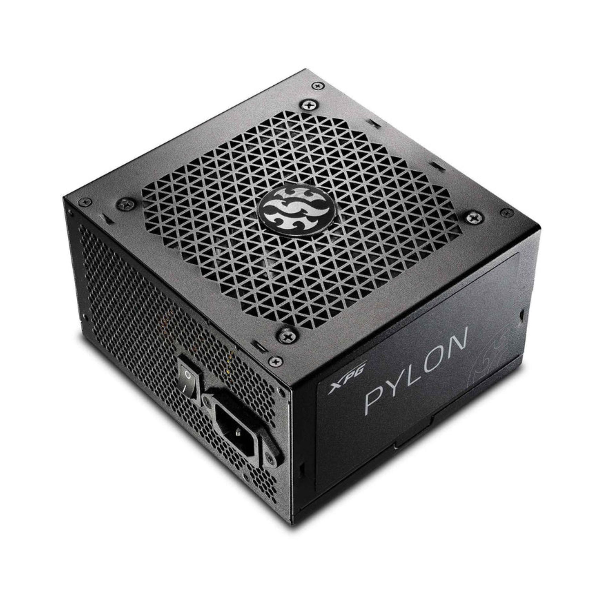 Fuente de poder XPG Pylon de 650 W, ATX, 80 Plus Bronze, Negro