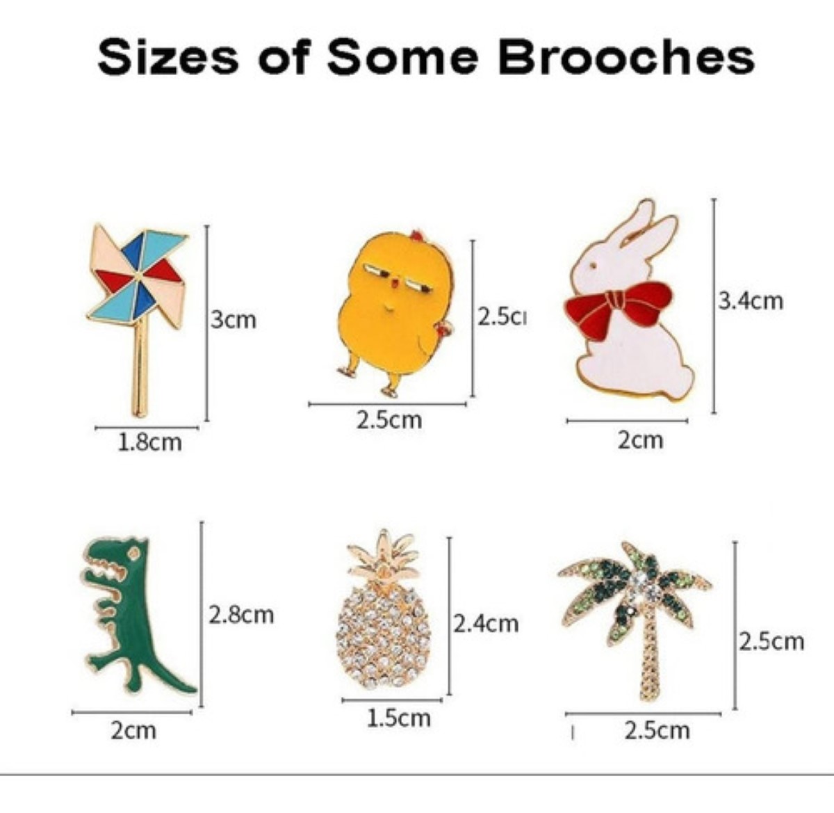 Paquete 20 Pines Pack Broches Metalicos Pines Kawaii Al Azar colores