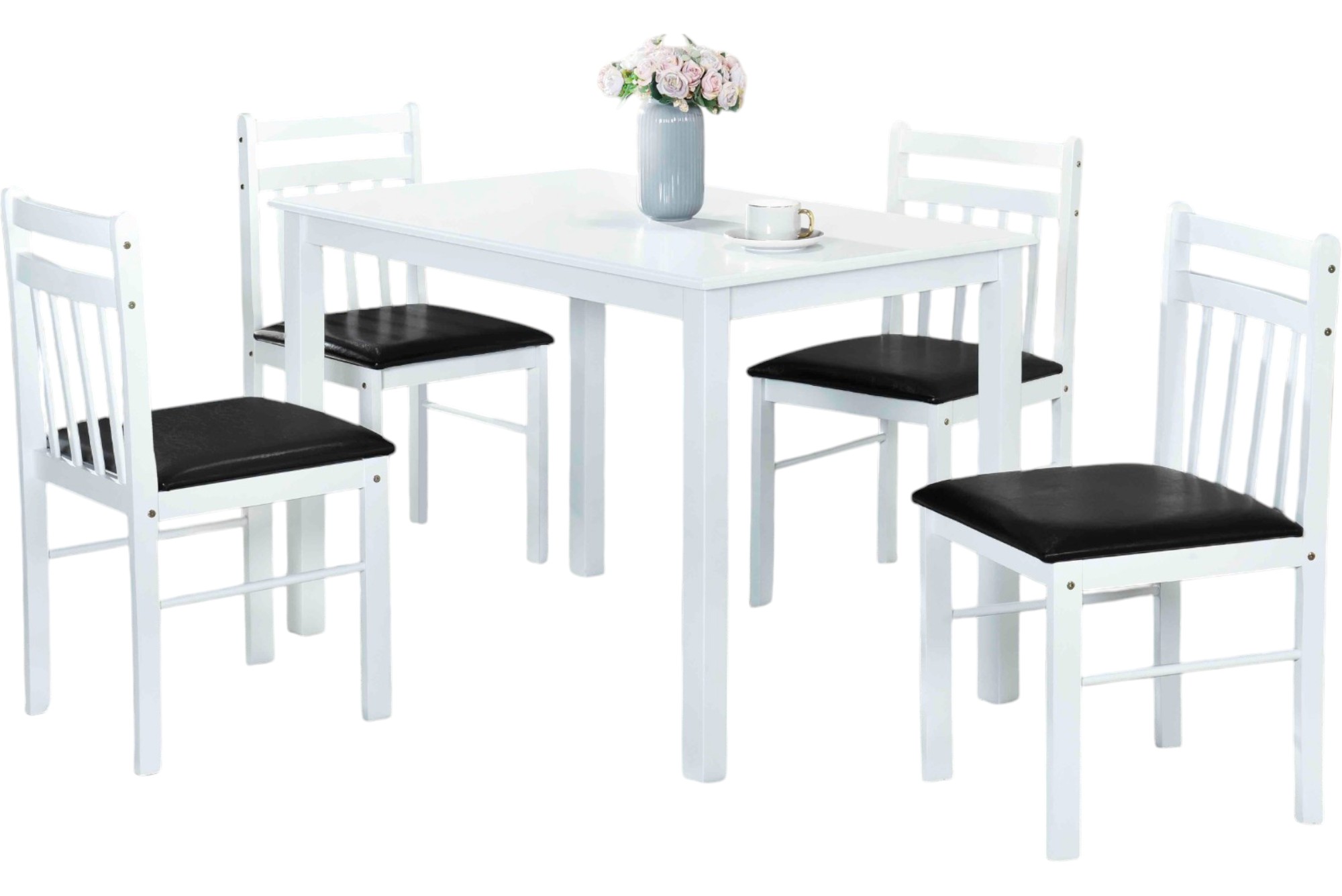 Comedor De Madera Solida New York De 5 Piezas