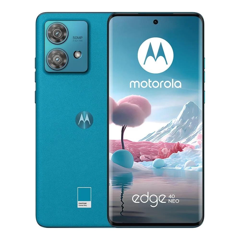 Motorola Edge 40 Neo 256Gb 12Ram Dual Sim Color Azul Nuevo Desbloqueado