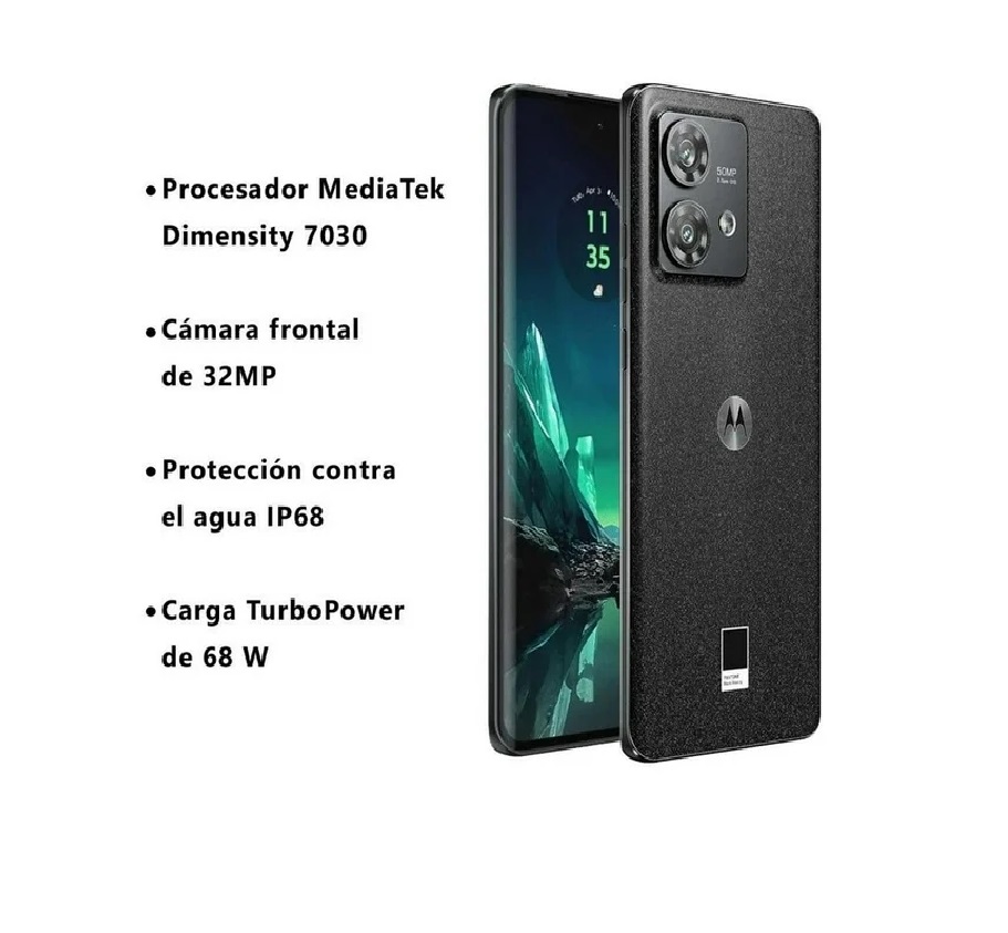 Motorola Edge 40 Neo 5G 256Gb 12Ram Dual Sim Color Negro Nuevo Desbloqueado