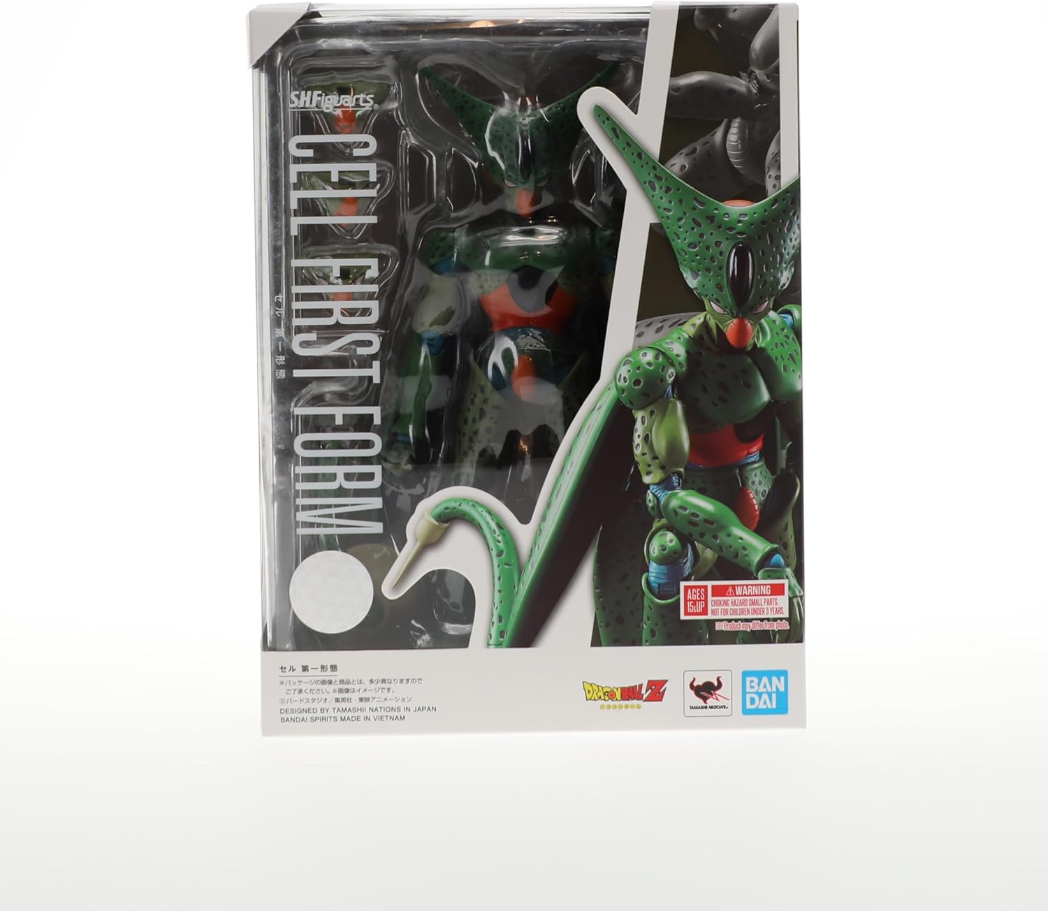 ORIGINAL Cell First Form TAMASHII NATIONS  Spirits, S.H. Figuarts Dragon Ball Z Bandai 