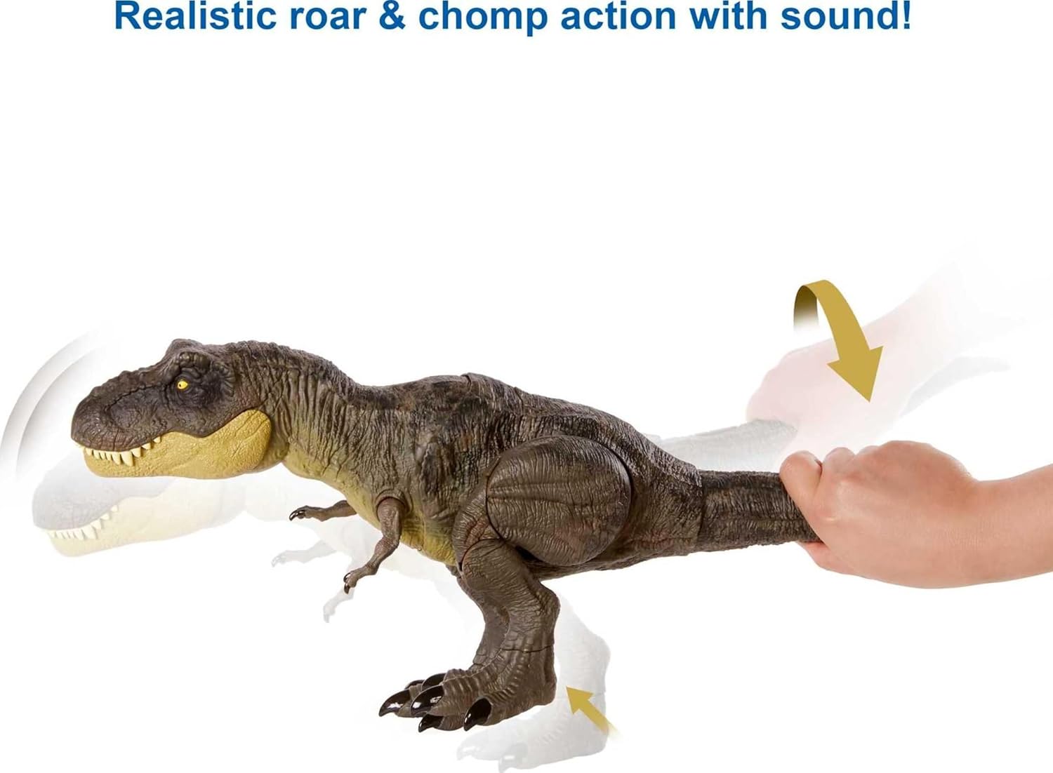 Tyrannosaurus Rex Stomp 'N Escape dinosaurio Camp Cretácico Jurassic World Mattel
