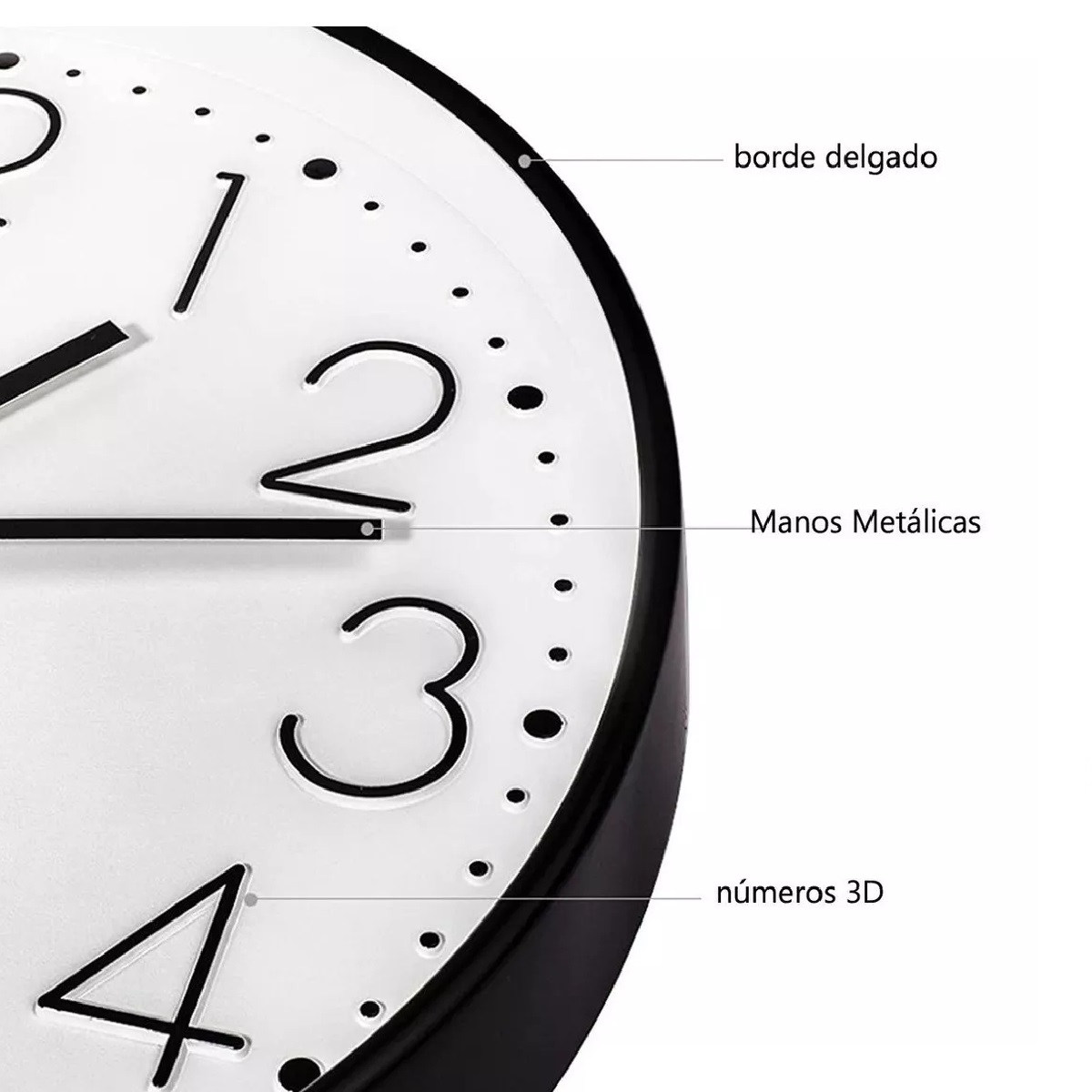 Reloj De Pared Digital Moderno De 30 Cm