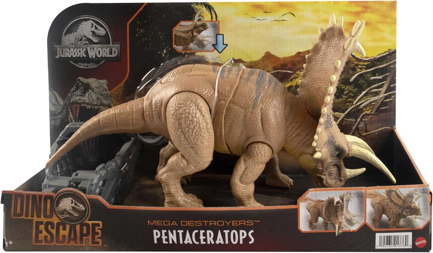 pentaceratops dino escape Jurassic World MATTEL