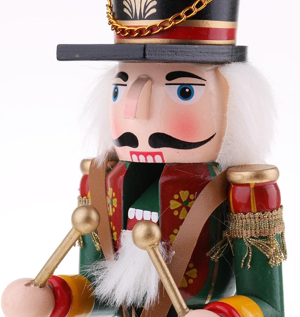 Adornos de Soldado Cascanueces de 38cm Decoración Navideña de Diseño Clásico, la Mejor Artesanía para de Fiesta