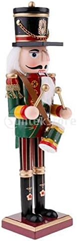Adornos de Soldado Cascanueces de 38cm Decoración Navideña de Diseño Clásico, la Mejor Artesanía para de Fiesta