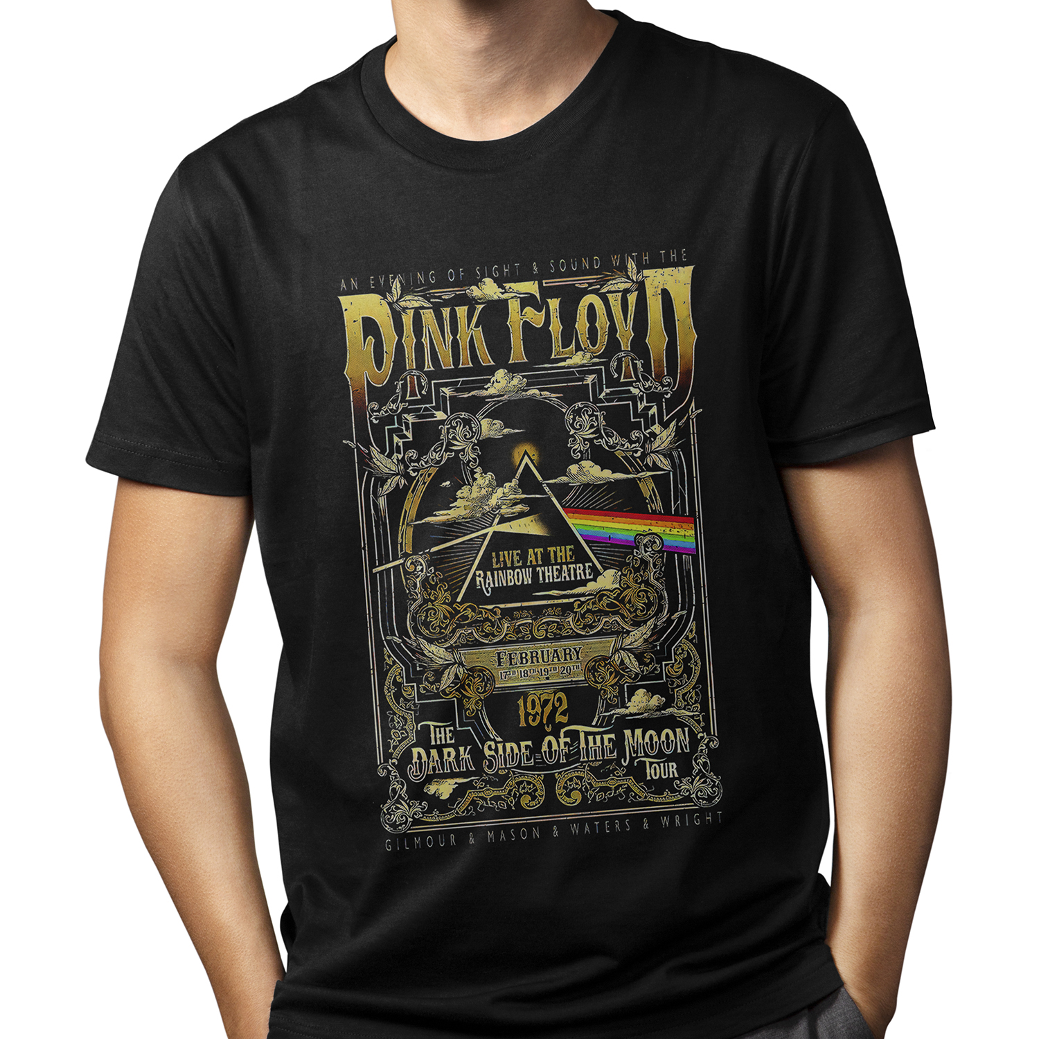 Playera para Hombre Rock Pink Floyd Dark Side XOLO