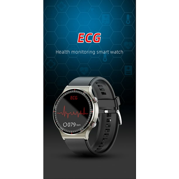 Reloj inteligente G08 ECG/HRV/presión arterial/oxígeno/monitoreo de temperatura reloj inteligente
