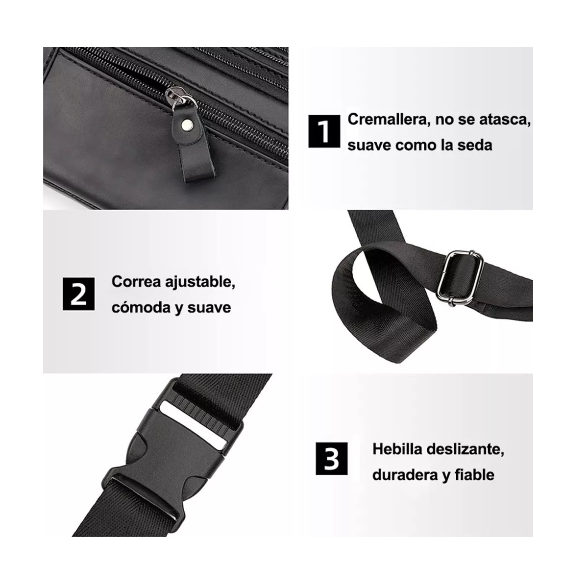 Riñoneras Para Hombre Negro