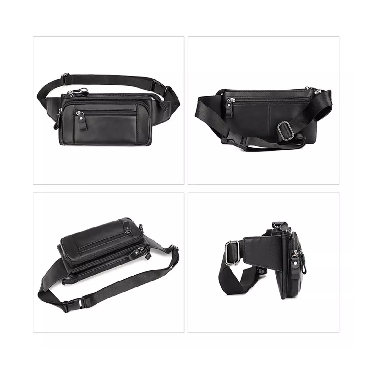 Riñoneras Para Hombre Negro