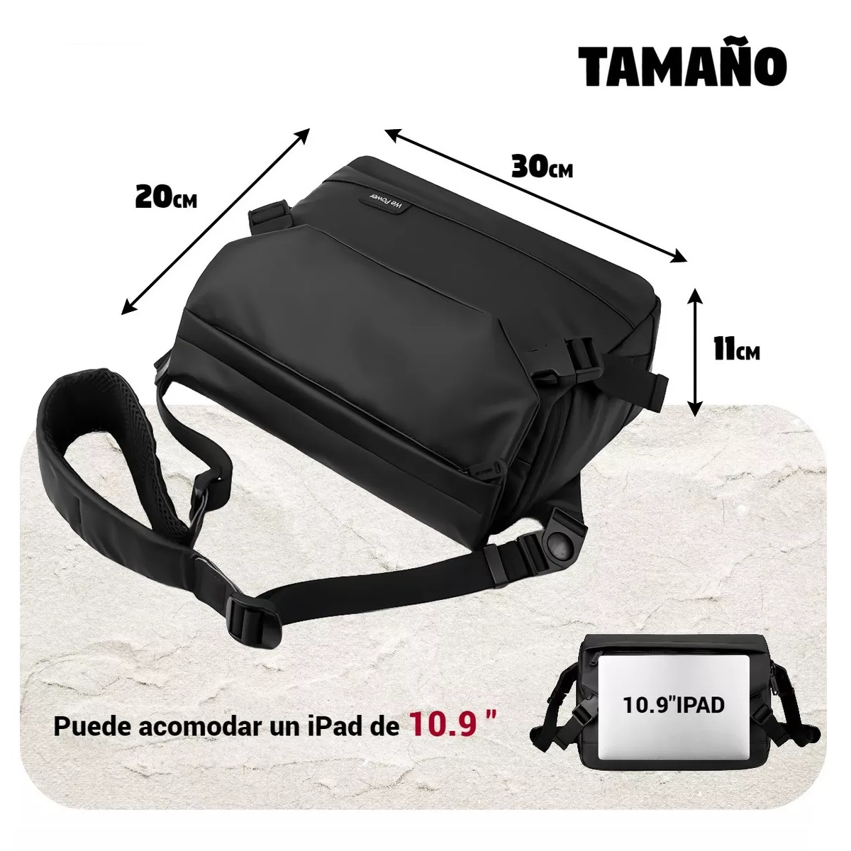 Bolsa Bandolera Funcional De Gran Capacidad Para Exteriores