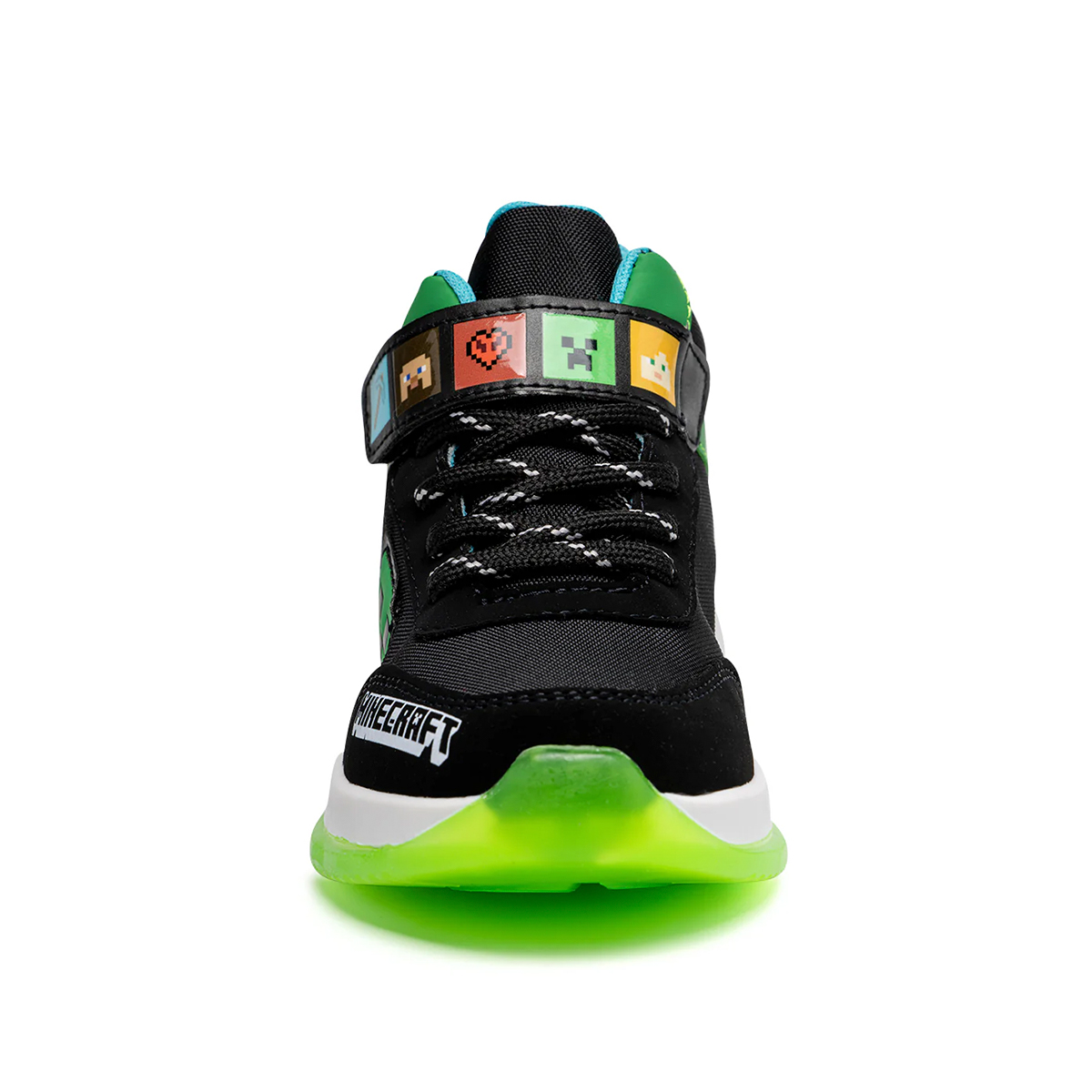 Calzado Yuyin Tenis Bota Niño Minecraft Negros 18-21