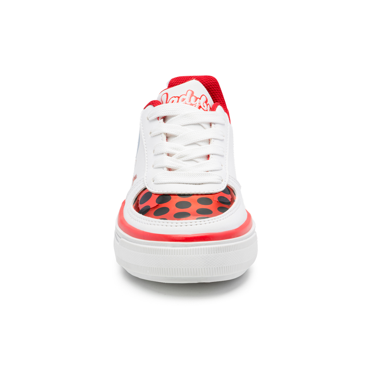 Calzado Yuyin Tenis Ladybug para Niña Blanco 18-21