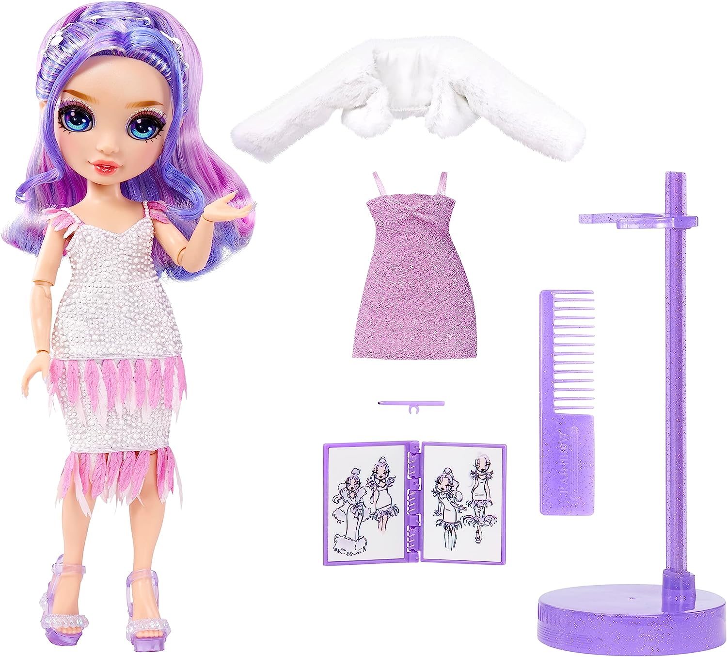 Rainbow High Fantastic Fashion Violet Willow Con 2 Outfits