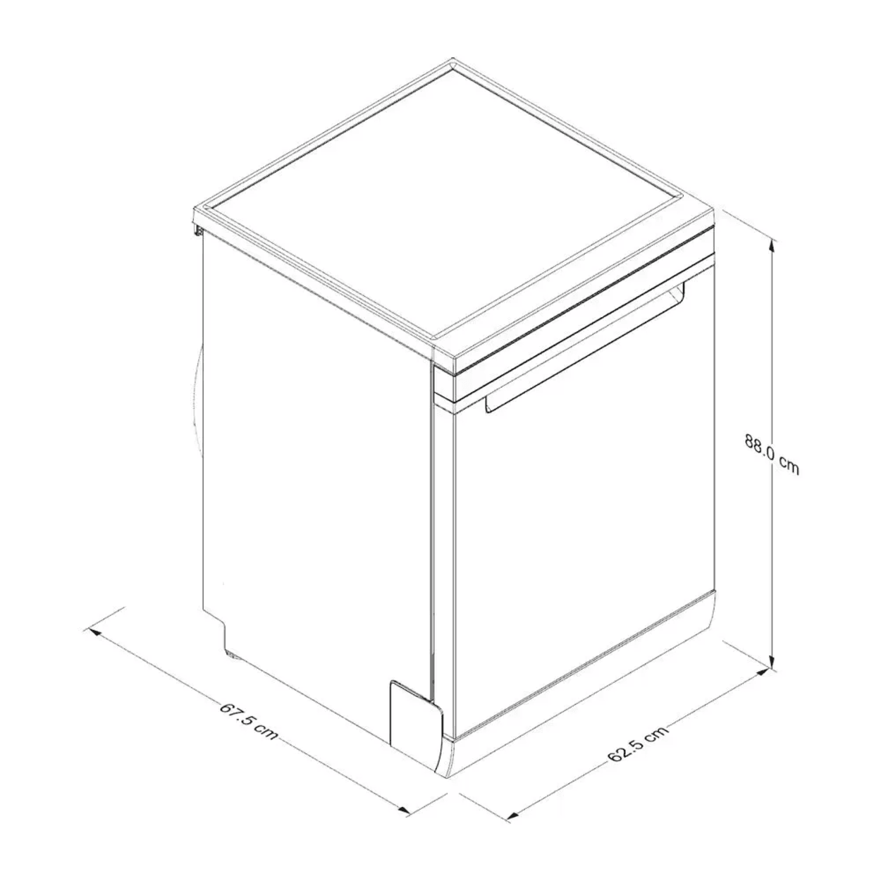 Lavavajillas Freestanding Whirlpool WDF730SFGD de 15 servicios