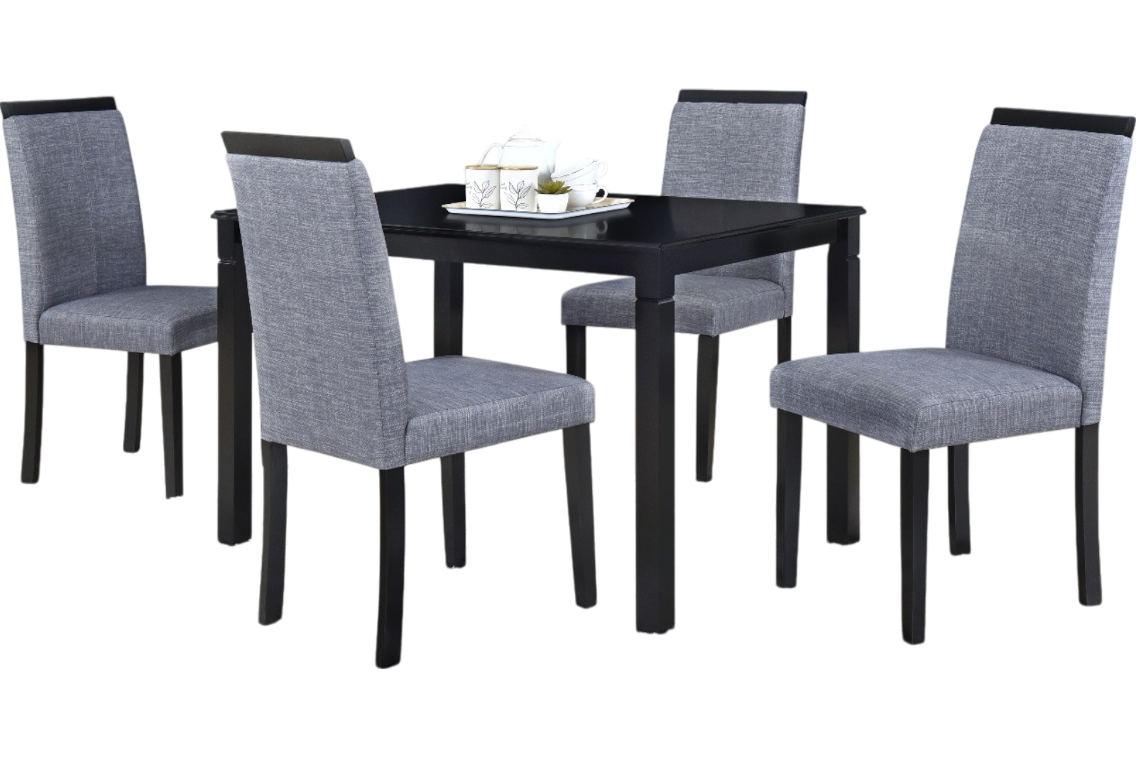 Comedor de 4 sillas y mesa rectangular CARLOTA 3248
