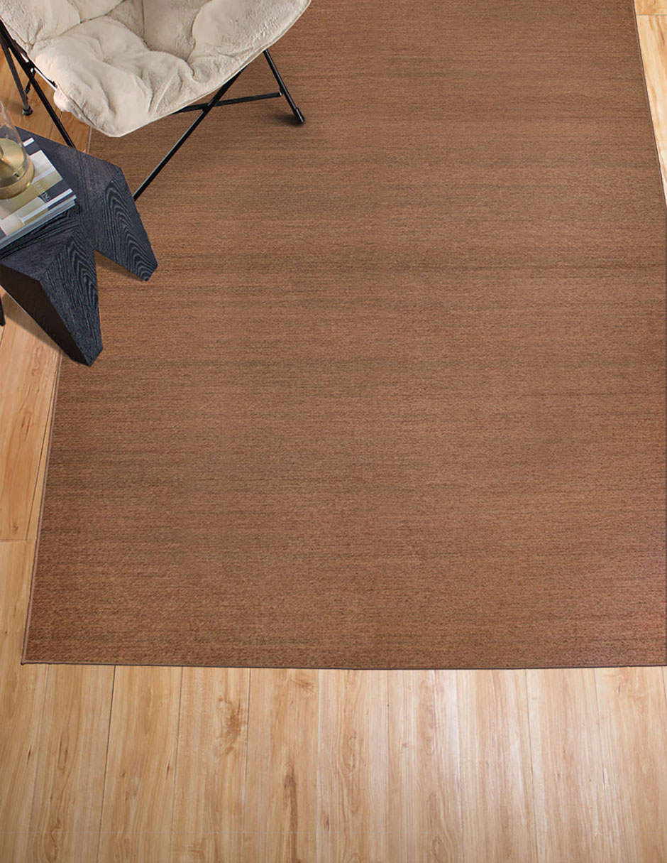 Tapete Alfombra Decorativo lavable color espresso macizo - Fine Art Tj