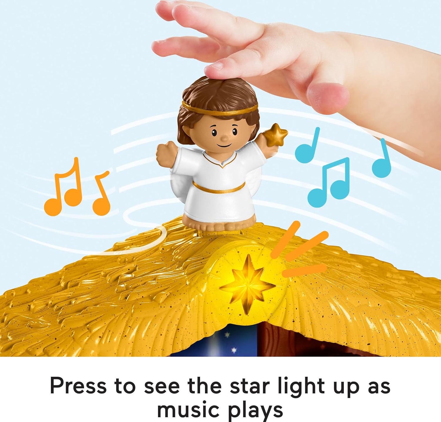 Fisher-Price Little People Nacimiento con Luz y Sonido deJuguete