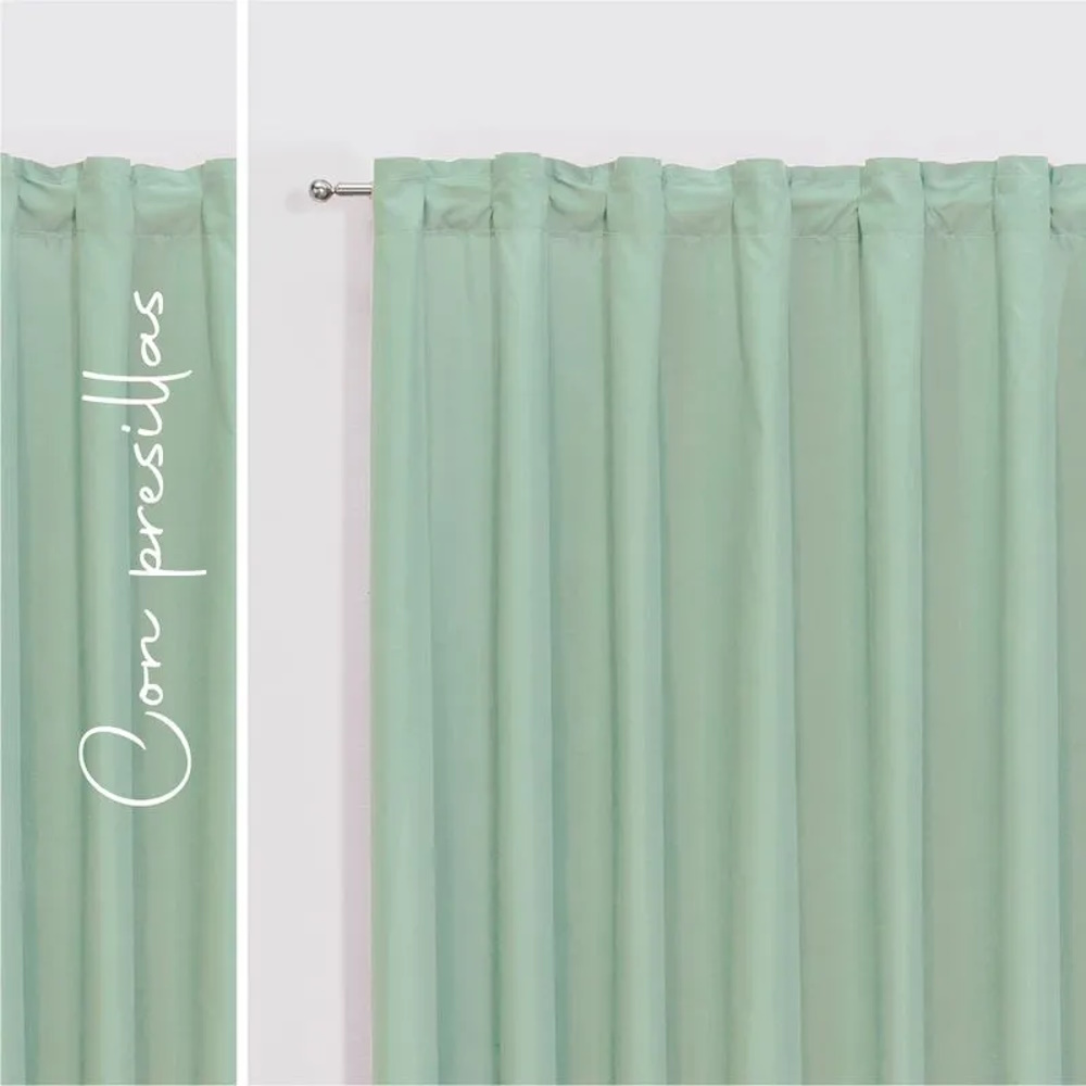 Cortina Decorativa Corta Suavitec Neo Microfibra Concord