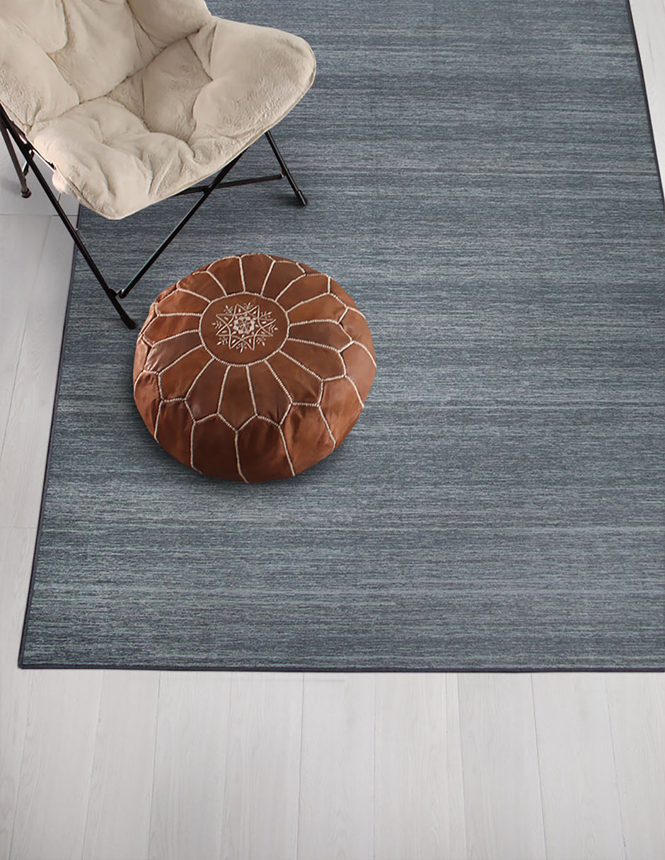Tapete Alfombra Decorativo Lavable Gris Sólido - Fine Art Tj