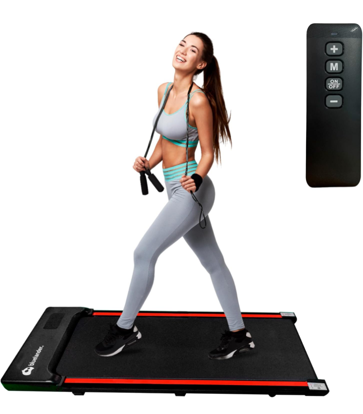 Caminadora walking pad bluelander electrica control remoto ajustable 