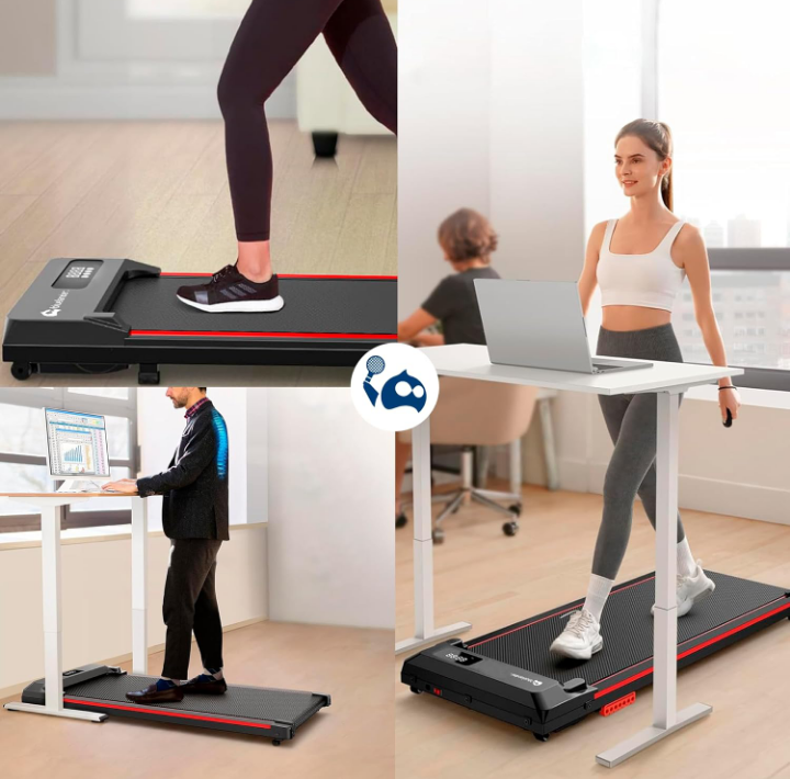 Caminadora walking pad bluelander electrica control remoto ajustable 
