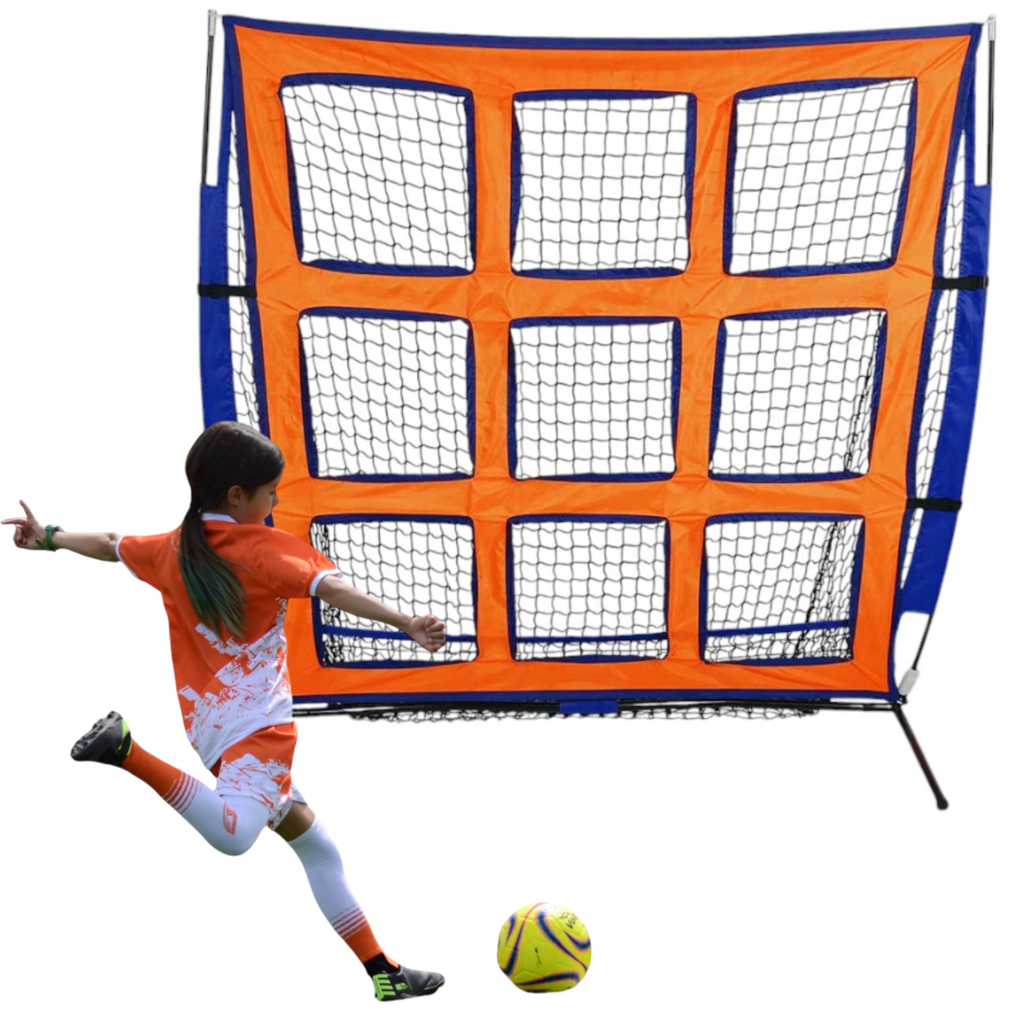 Portería Red de Entrenamiento Lanzamiento Futbol Americano, Futbol, Red de Presición, Red con 9 Zonas de Objetivo