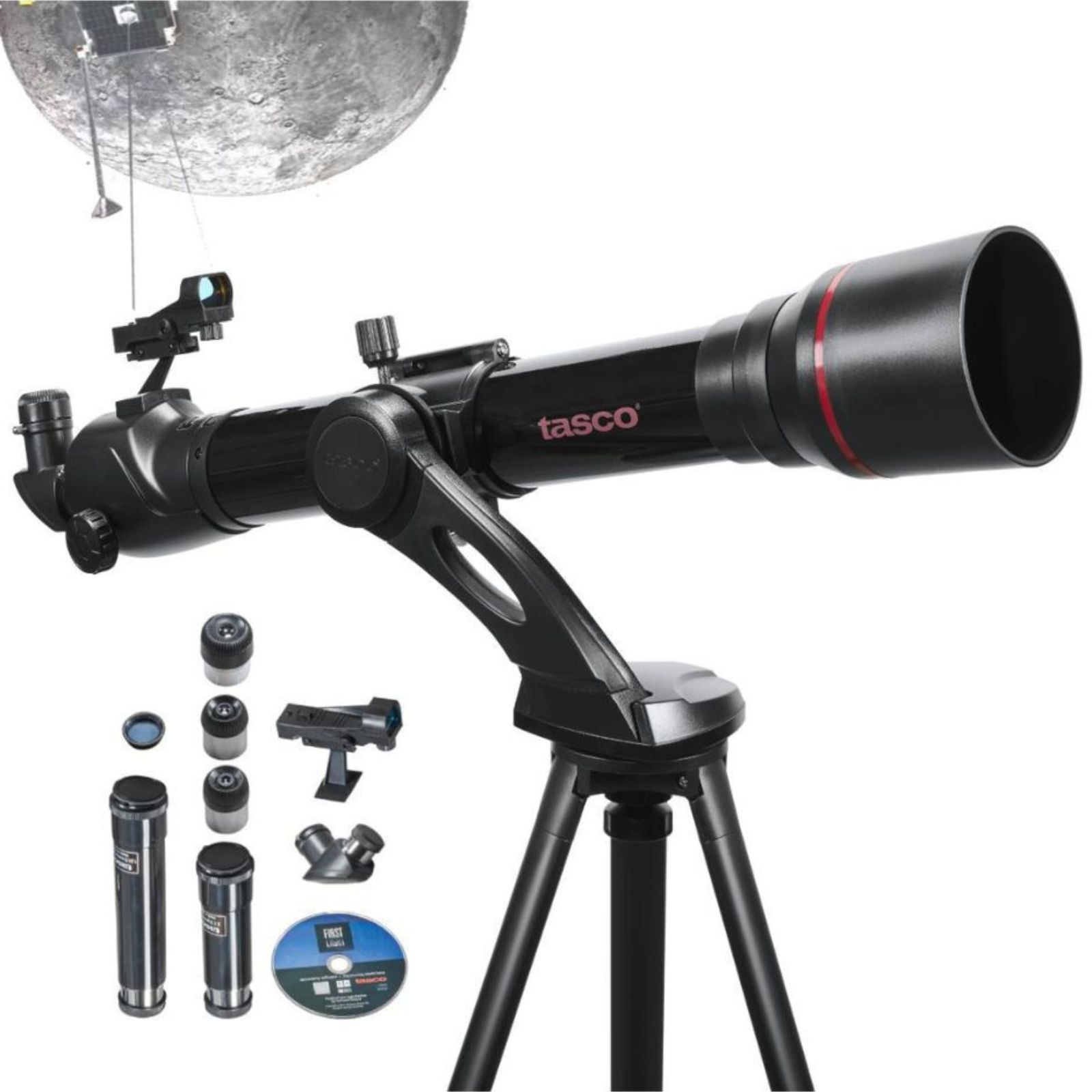 Telescopio Tasco Spacestation 70x800 Az Plus Buscador De Punto Rojo