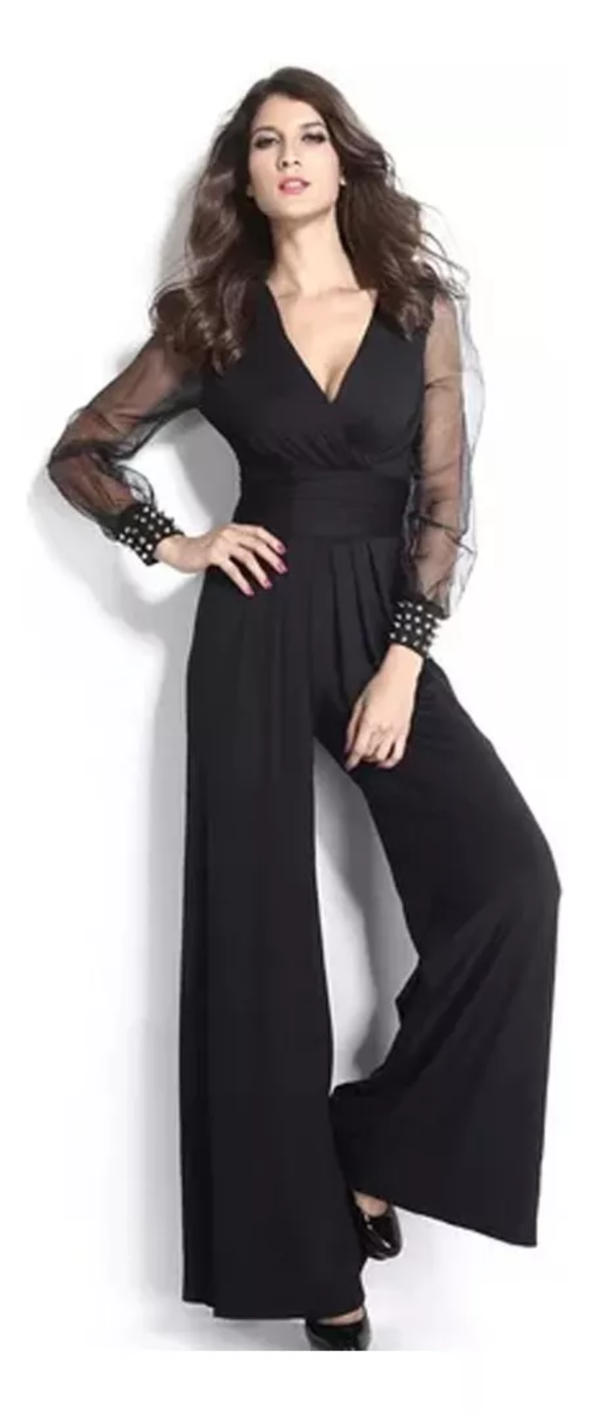 Vestidos Fiesta Largos Elegantes Vestidos De Noche Palazzo TALLA XL
