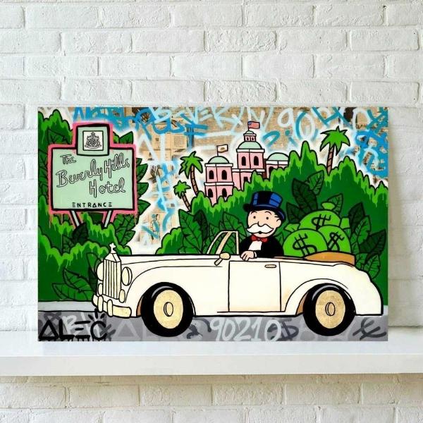 Cuadros Alec Monopoly En Canvas Graffiti Art Urban Modernos