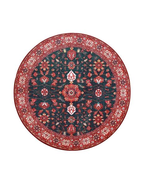 Tapete Alfombra Decorativo lavable Ramage Indigo - Fine Art Tj