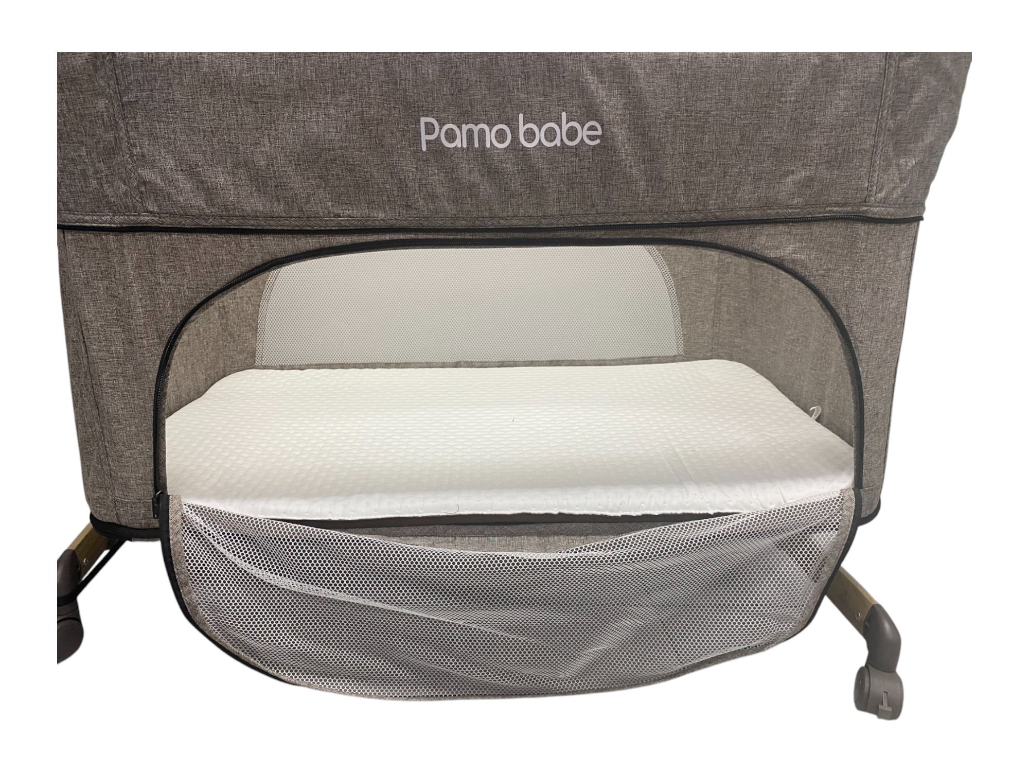 Cuna Moisés Colecho Pamo Babe Convertible A Corral 3 En 1 beige