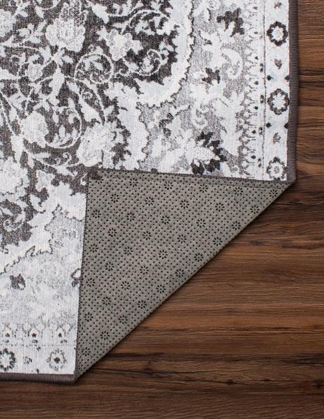 Tapete Alfombra Decorativo Lavable Parviz Gris - Fine Art Tj