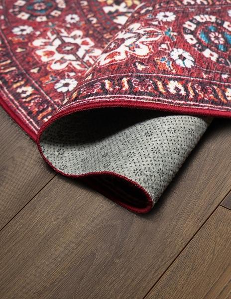 Tapete Alfombra Decorativo Lavable Ramage Granate - Fine Art Tj