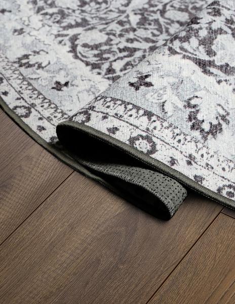 Tapete Alfombra Decorativo lavable gris Parviz - Fine Art Tj