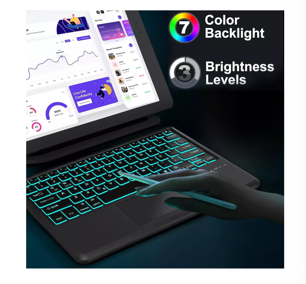 Teclado Táctil +mouse Lápiz Para Mac/iPad/laptop/tablet/wins