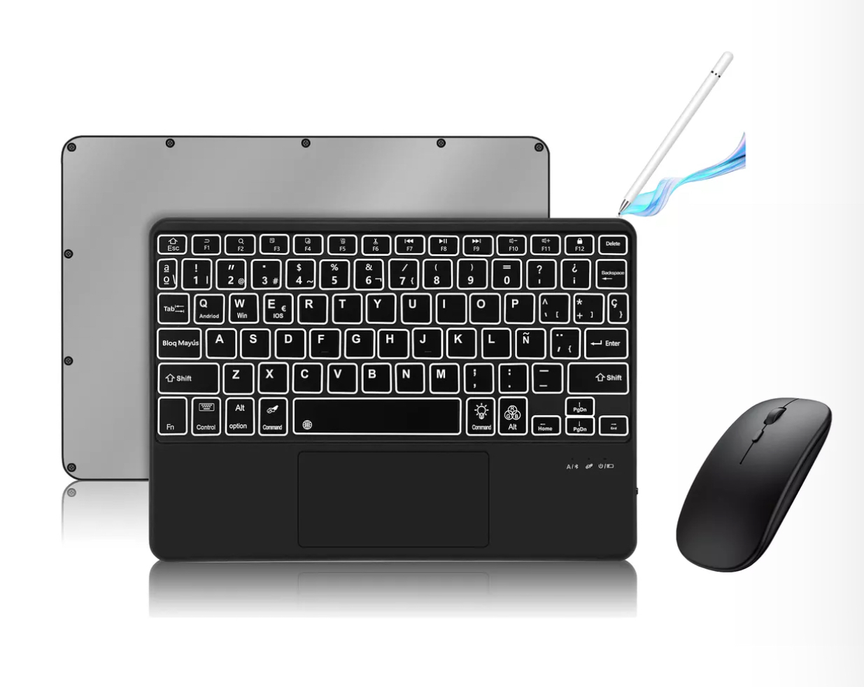 Teclado Táctil +mouse Lápiz Para Mac/iPad/laptop/tablet/wins