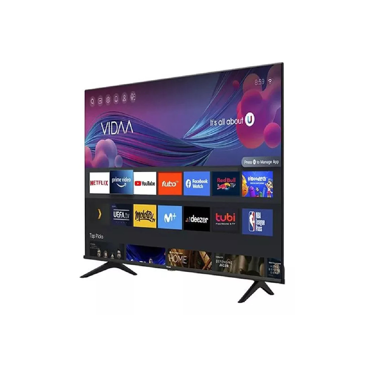 Pantalla 43" HISENSE Sistema Operativo Vidaa SmartTV 40A43KV