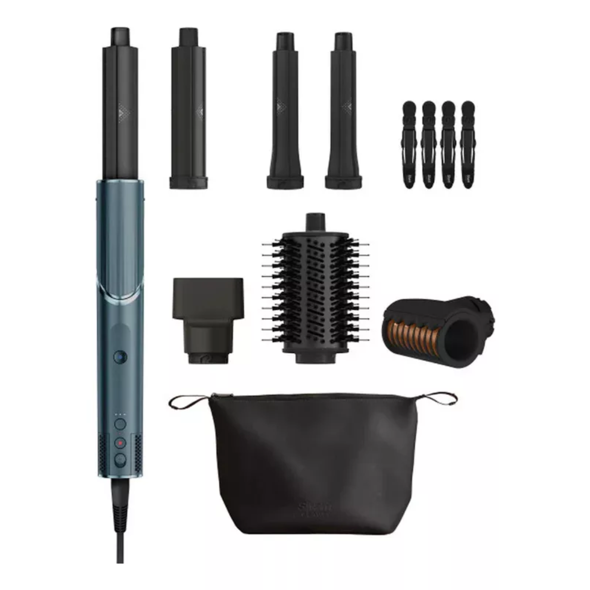 Multiestilizador Shark HD450TL Para Todo Tipo de Cabello Frizz Fighter Azul