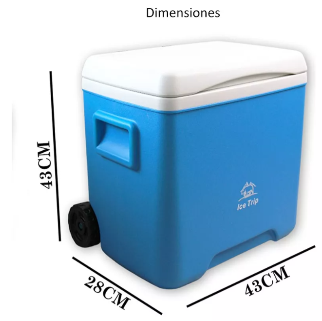 Ice Chest Enfriador Portátil Con Aislamiento Duro 30l